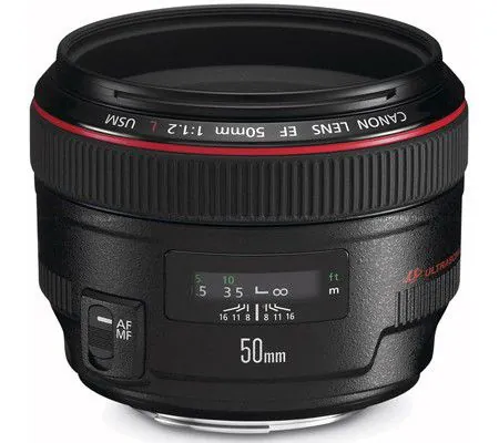 Canon EF 50 mm f : 1.2 L USM